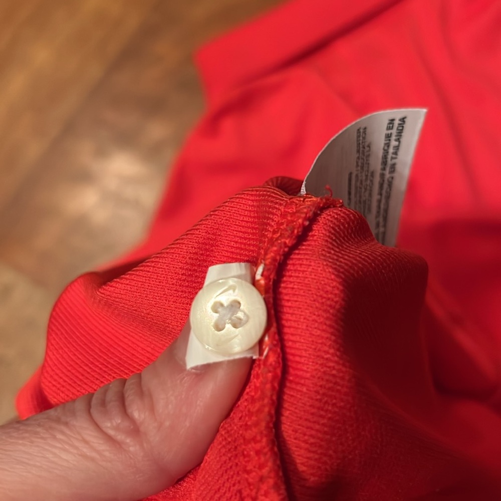 Like new orange Nike Golf Tour Performance long sleeve top - Picture 13 of 15